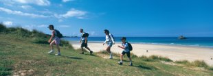 photo of Family walkers St Ouen's Bay