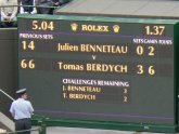 Wimbledon Scoreboard