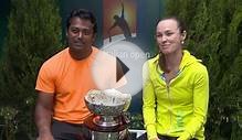 Mixed doubles Martina Hingis and Leander Paes interview