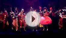 Pamela Anderson performing in pantomime in Wimbledon